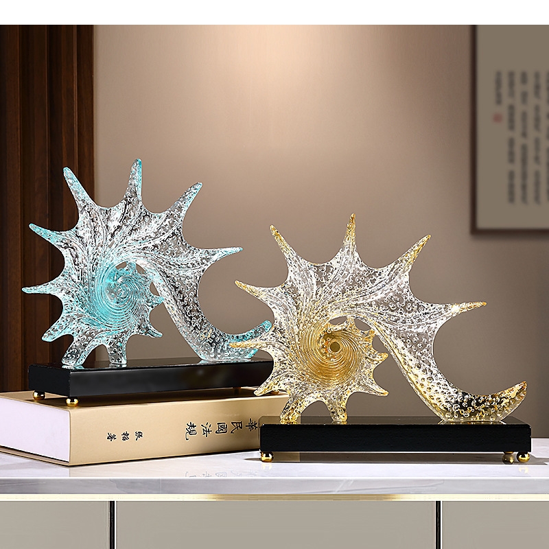 Quiet Luxury Lifestyle - Light Luxury Starfish Sculpture Foyer Decoration