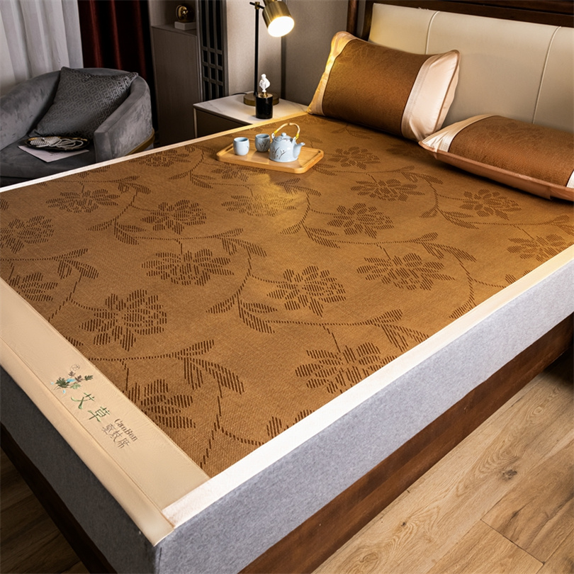 Silk Pillowcase Set - Bamboo Cooling Mat and Pillowcase, High