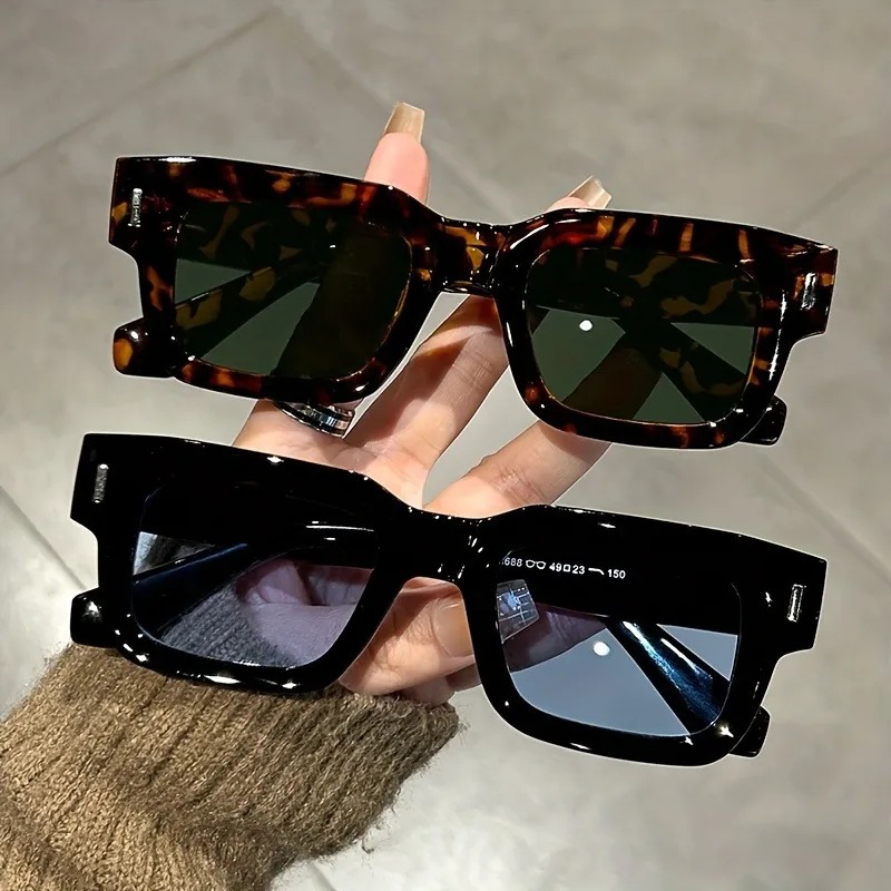 Luxury Zone - Luxurious Rectangle Sunglasses Women Men Fashion