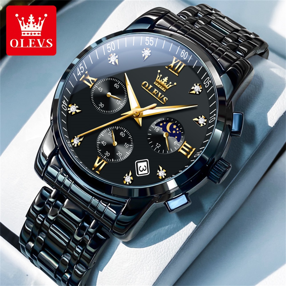 Luxury Zone - OLEVS Popular men's watches stainless steel