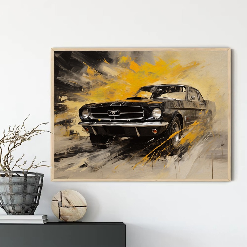 Vintage Oil Painting Style Car - Luxury Lifestyle Cars ulasan dan harga