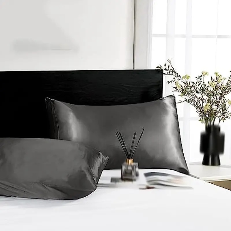 1/2pcs Satin Silk Pillowcase f - Silk Pillowcase Set ulasan dan harga