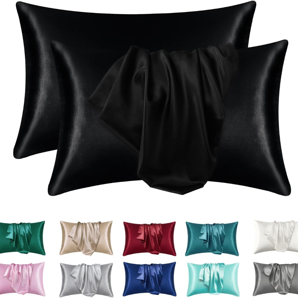 1/2pcs Satin Silk Pillowcase f - Silk Pillowcase Set ulasan dan harga