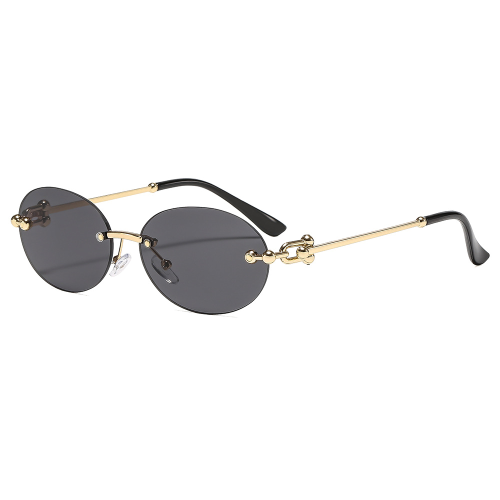 New Metal Frameless Oval Woman - Luxury Zone ulasan dan harga