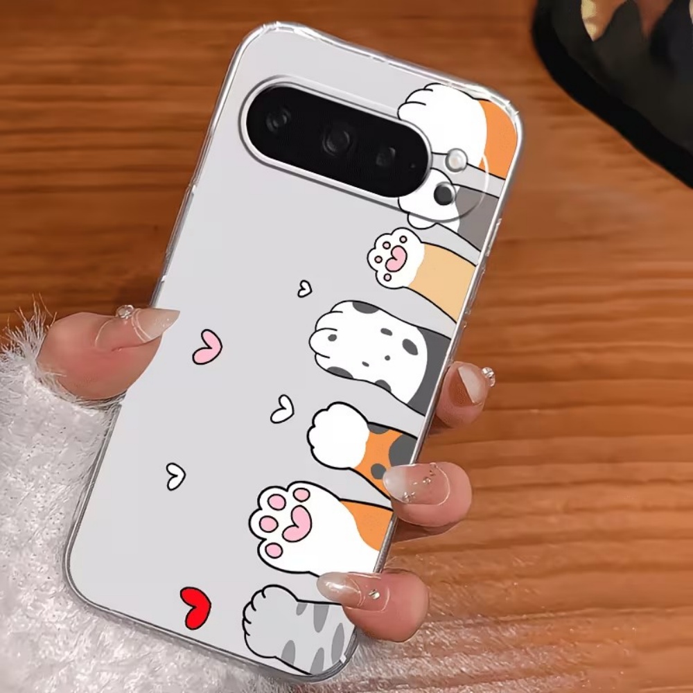 Cartoon Cat Paw Print Crystal  - Google Pixel 9 Pro ulasan dan harga