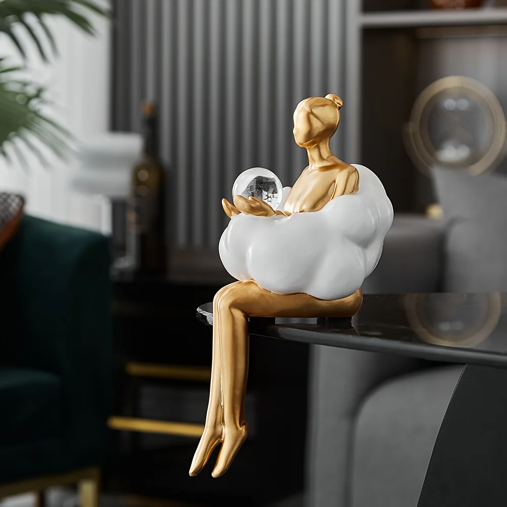 Cloud Girl Sculpture Abstract  - Quiet Luxury Lifestyle ulasan dan harga