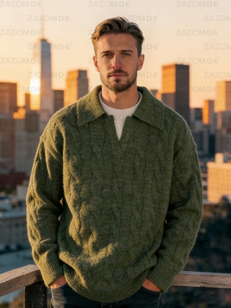 ZAZOMDE Luxury Feel Mens Sweat - Luxury Lifestyle City ulasan dan harga