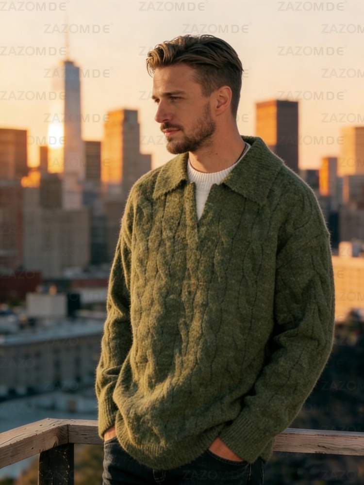 ZAZOMDE Luxury Feel Mens Sweat - Luxury Lifestyle City ulasan dan harga