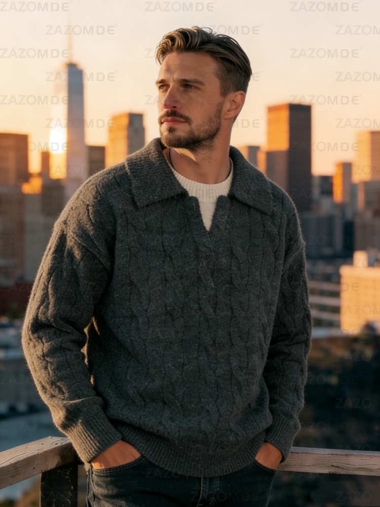 ZAZOMDE Luxury Feel Mens Sweat - Luxury Lifestyle City ulasan dan harga