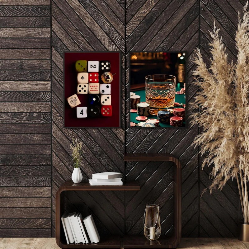 Retro Nightlife Casino Poker D - Luxury Lifestyle Furniture ulasan dan harga