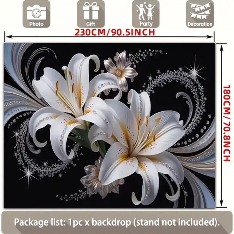 Luxurious White Lilies Floral  - Quiet Luxury Lifestyle ulasan dan harga