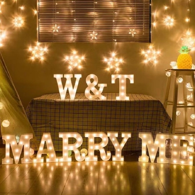 Luxury Alphabet Letter LED Lig - Quiet Luxury Lifestyle ulasan dan harga