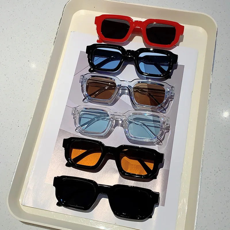 Vintage Rectangle Frame Sungla - Luxury Zone ulasan dan harga