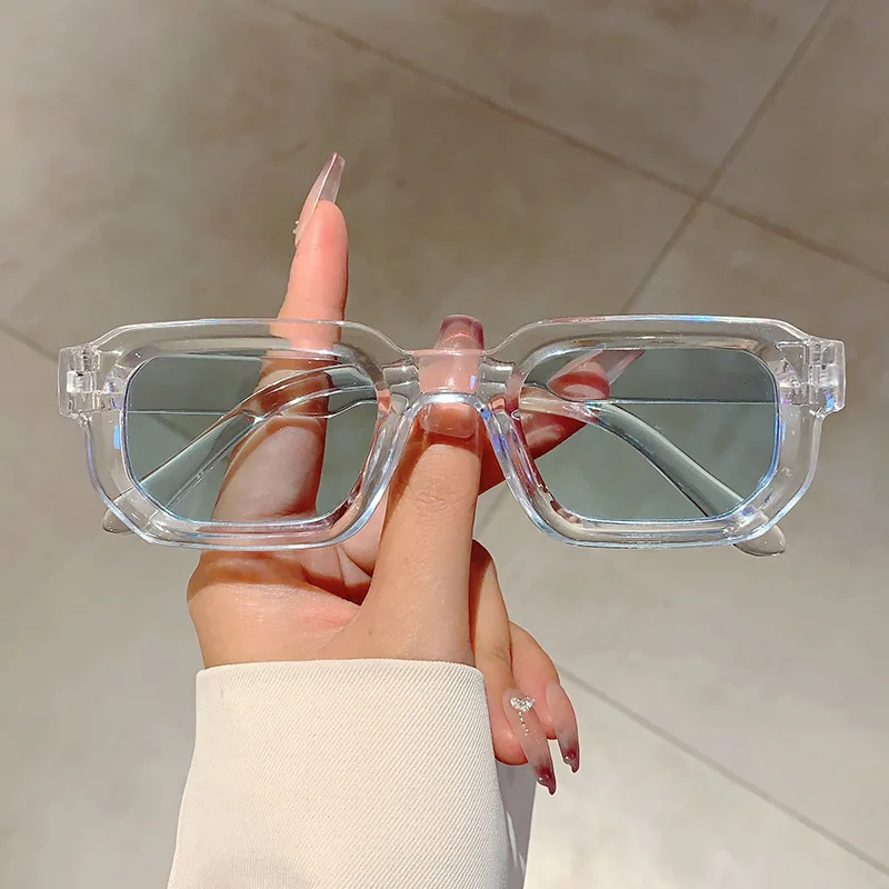 Vintage Rectangle Frame Sungla - Luxury Zone ulasan dan harga
