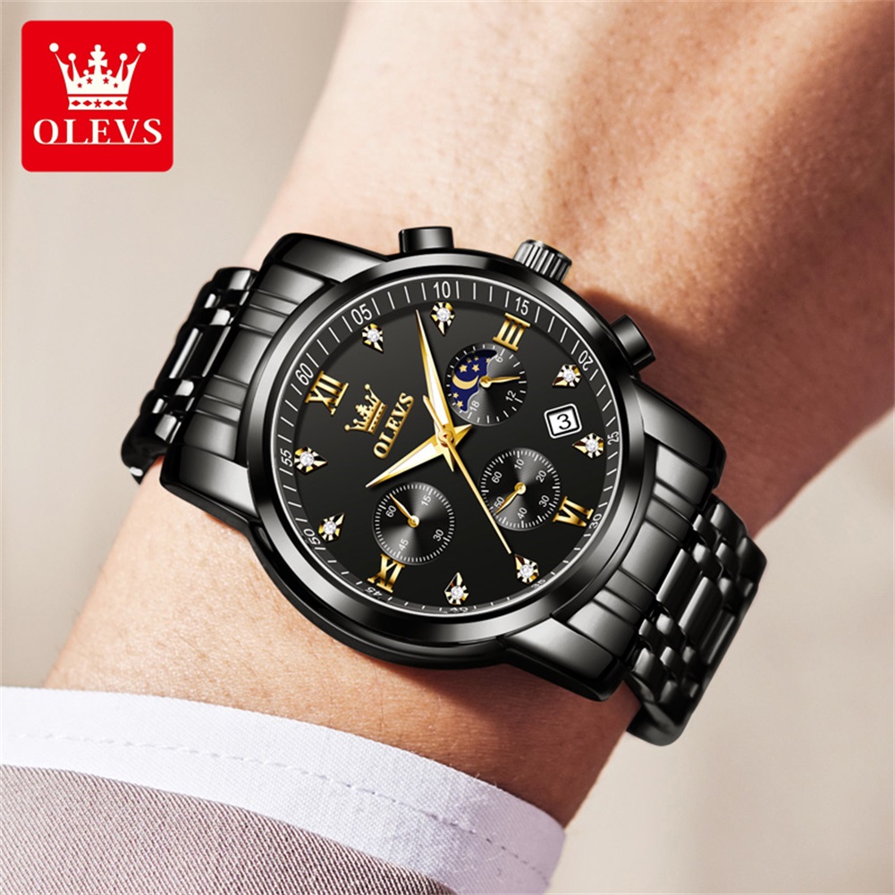 OLEVS Popular men's watches st - Luxury Zone ulasan dan harga