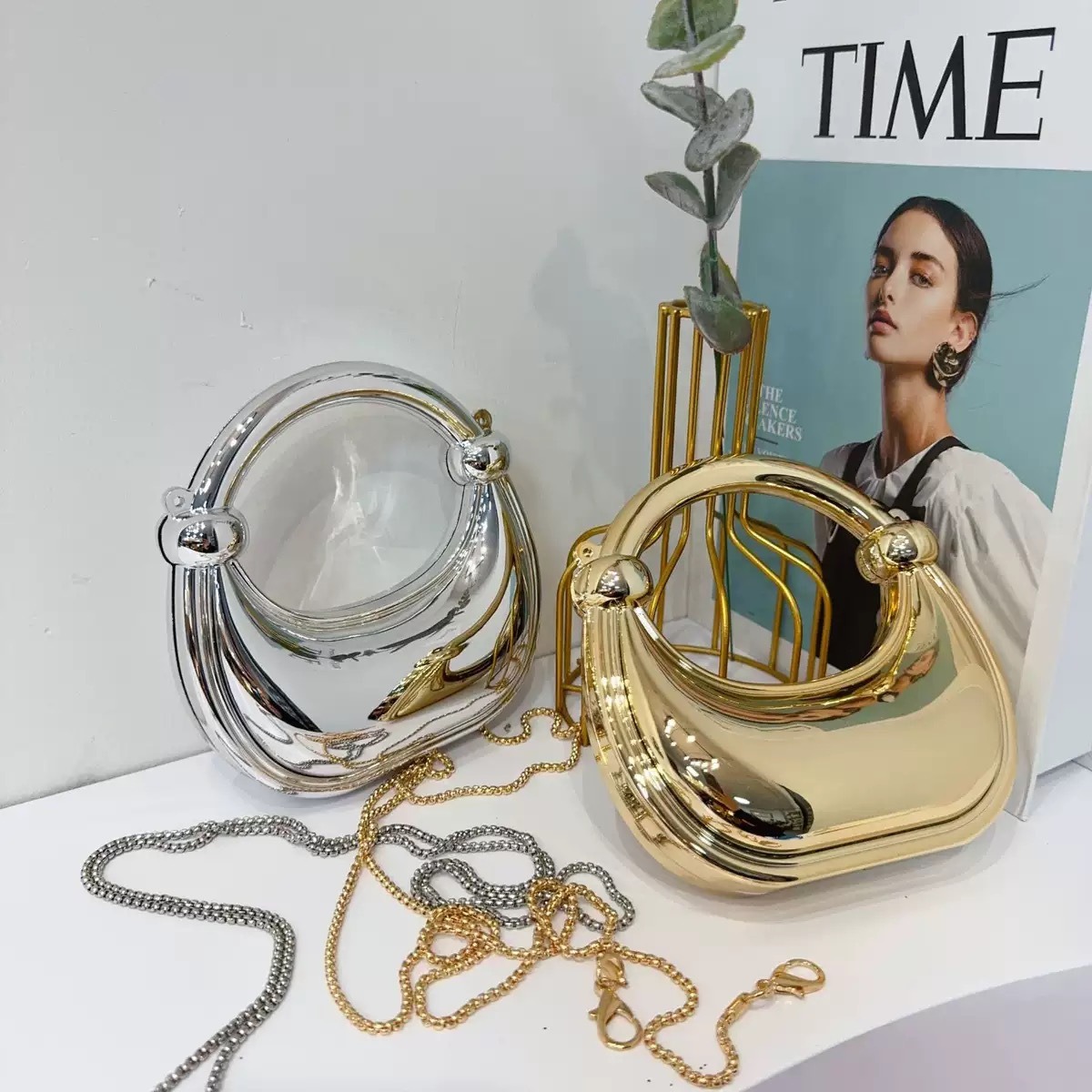 Mini Golden Evening Bag Purses - Luxury Lifestyle Store ulasan dan harga
