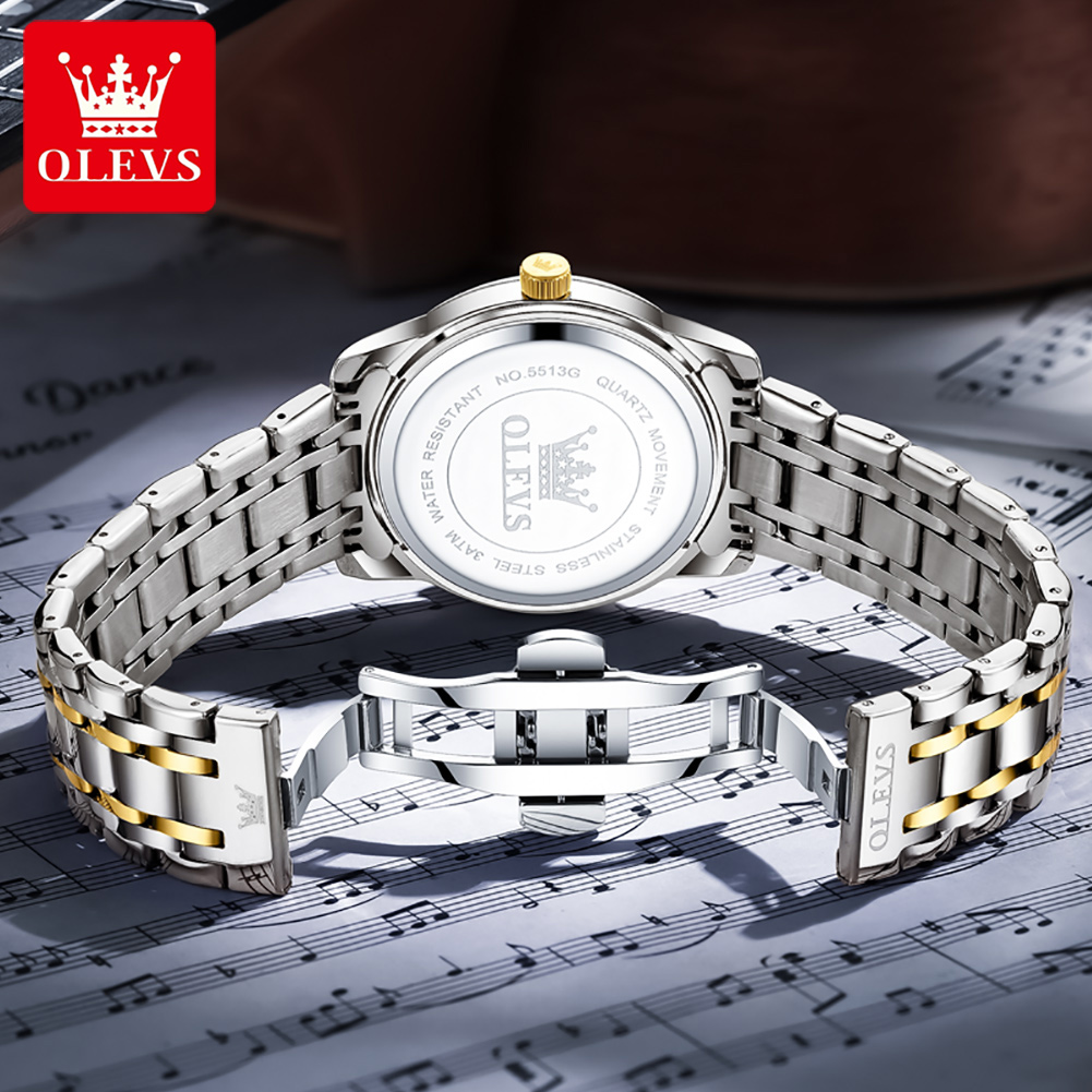 OLEVS Brand Fashion men's watc - Luxury Zone ulasan dan harga