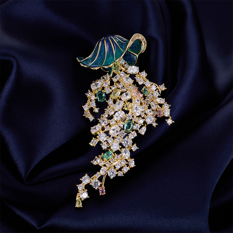 Marine life-encrusted zircon j - Luxury Lifestyle Jewelry ulasan dan harga