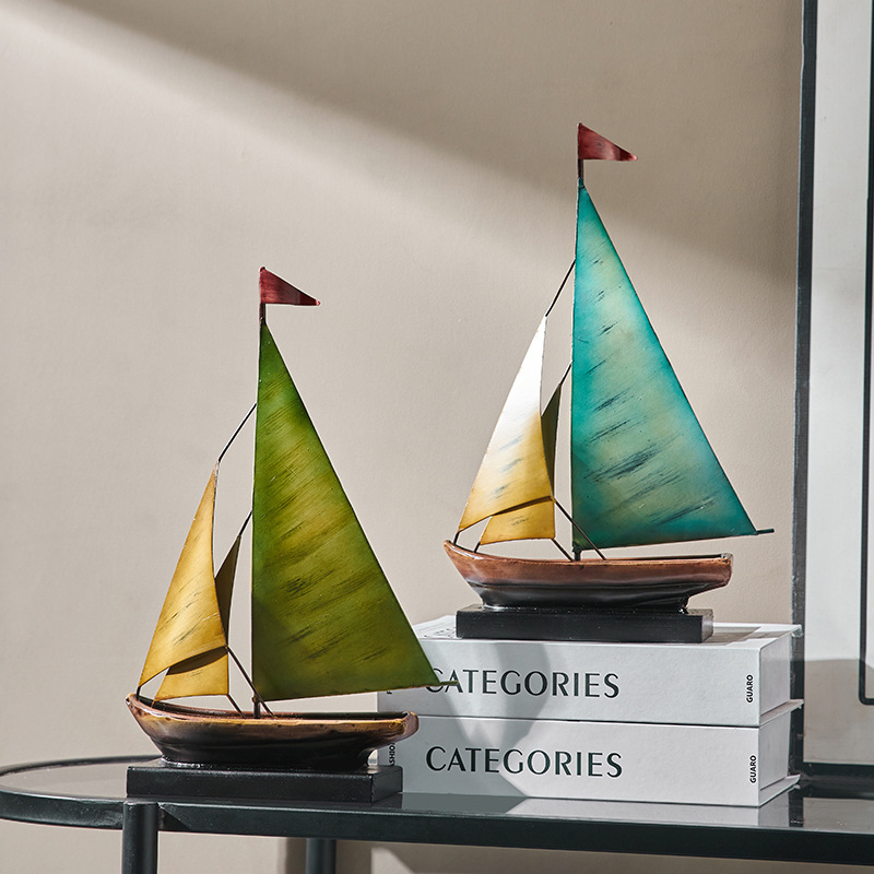 Creative Sailboat Model Orname - Quiet Luxury Lifestyle ulasan dan harga