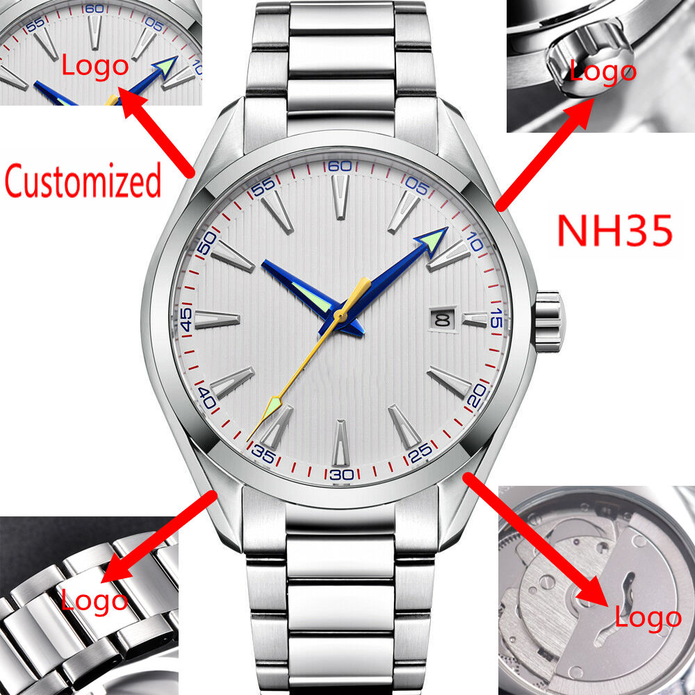 Custom Logo 41mm Men Miyota/NH - Luxury Zone ulasan dan harga