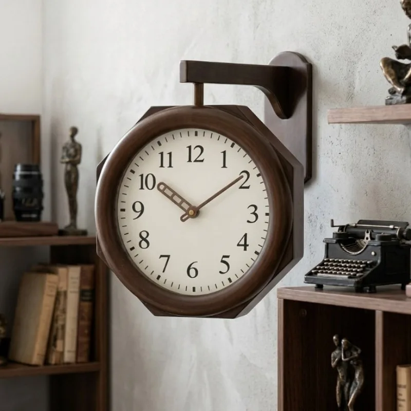 Wooden Wall Clock Retro Luxury - Luxury Lifestyle Furniture ulasan dan harga
