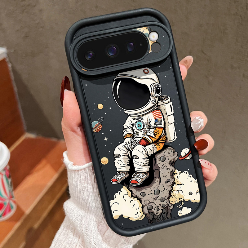 Cartoon Astronaut Print TPU Ph - Google Pixel 9 Pro ulasan dan harga