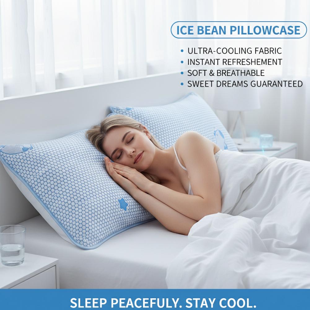 Summer Coolness Ice Silk Pillo - Silk Pillowcase Set ulasan dan harga